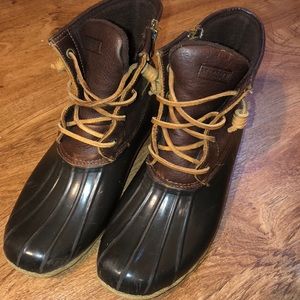 Sperry Saltwater Duck Boots Size 10